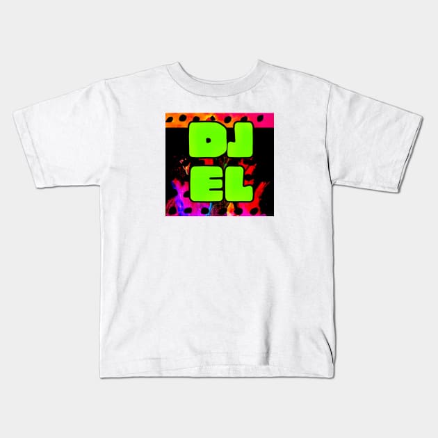 DJ EL BRINGS THE BEATS Kids T-Shirt by It’s a DJ’s Life